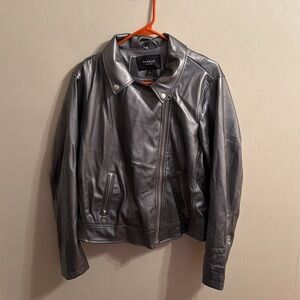 NWT Torrid Faux Leather Metallic Moto Jacket